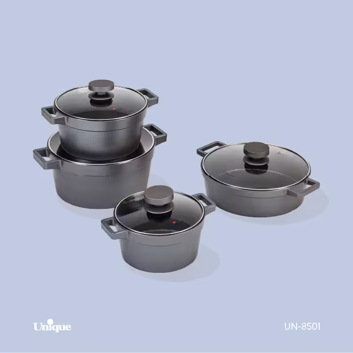 سرویس 8 پارچه نقره ای دیاموند یونیک کد محصول: UN-8501