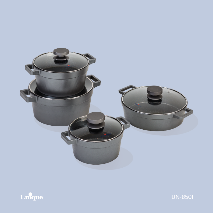 سرویس 8 پارچه نقره ای دیاموند یونیک کد محصول: UN-8501