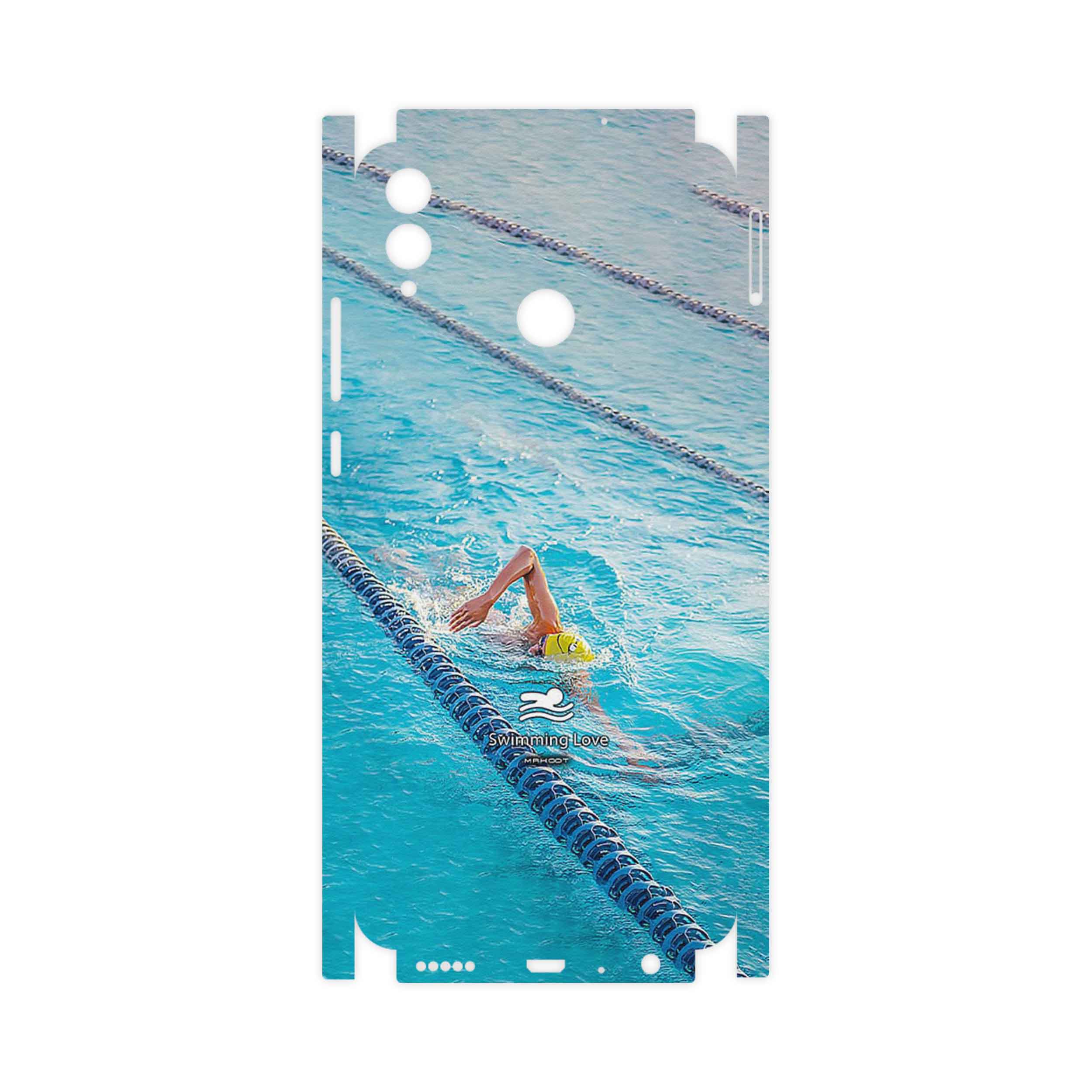 برچسب پوششی ماهوت مدل Swimming-FullSkin مناسب برای گوشی موبایل آنر 8X