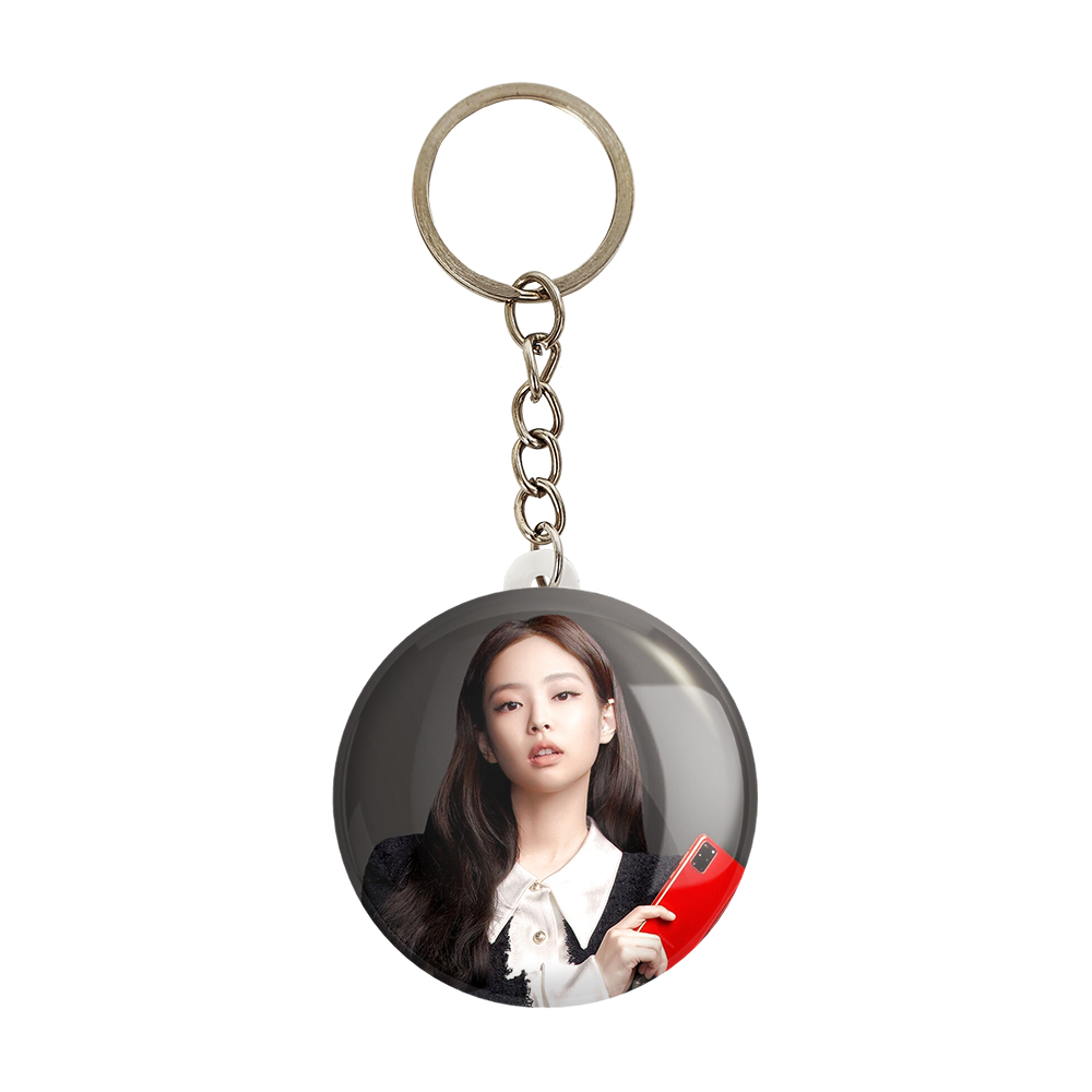 جاکلیدی خندالو مدل جنی بلک پینک کد 14102