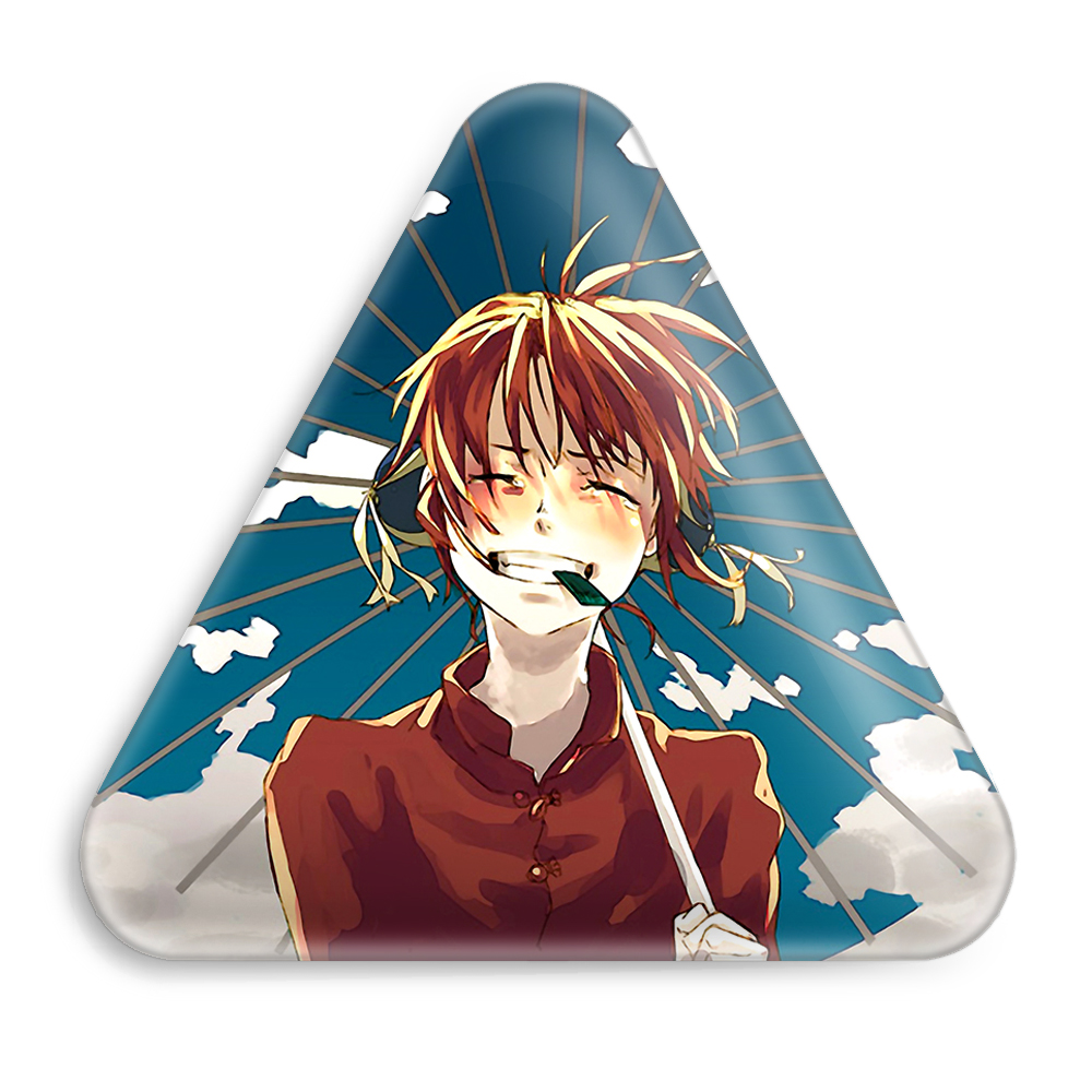 پیکسل خندالو مدل کاگویا انیمه گینتاما طرح مثلثی کد 12951