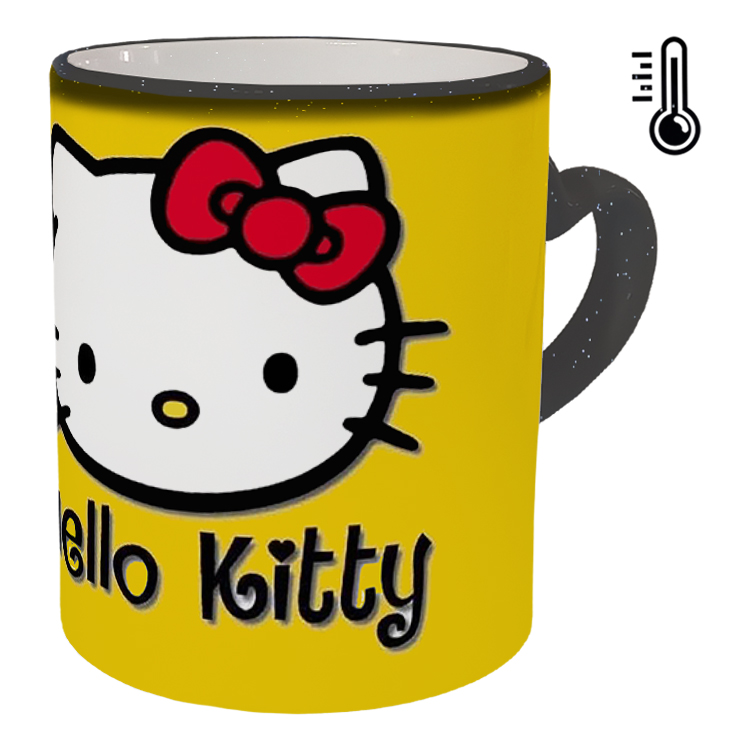 ماگ حرارتی مدل دسته قلبی اکلیلی طرح کیتی کد 30