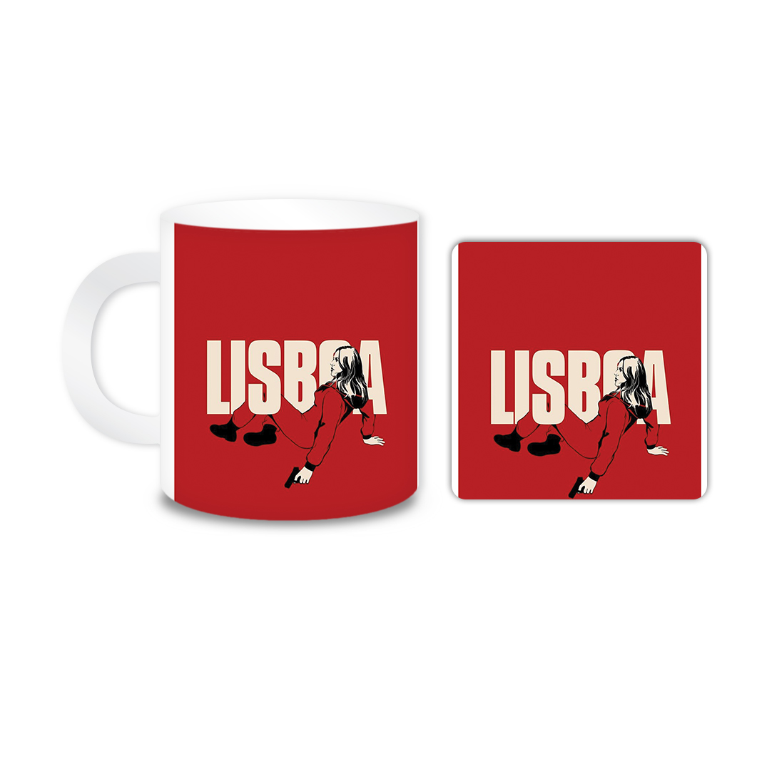 ماگ مدل lisboa کد 2105 به همراه زیر لیوانی