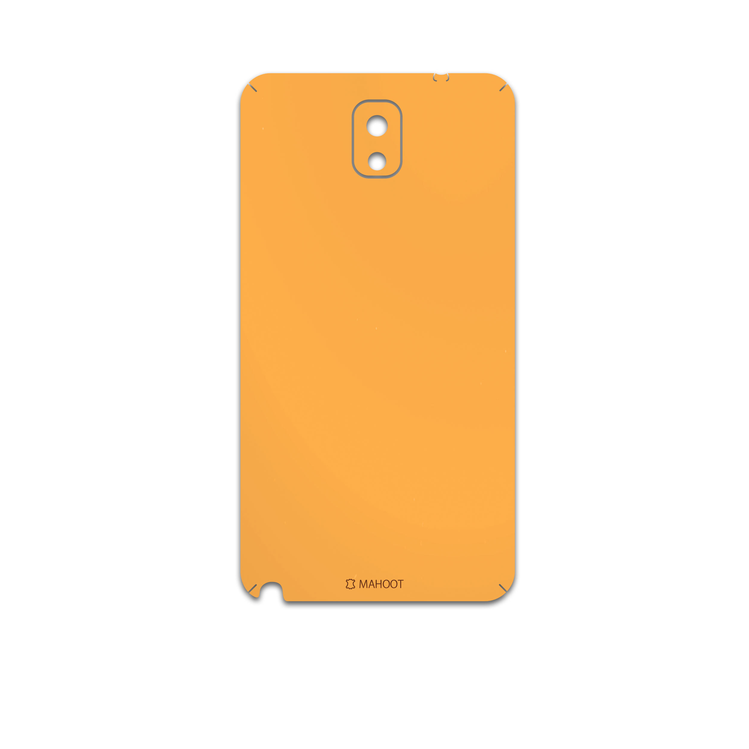 برچسب پوششی ماهوت مدل Matte-Orange مناسب برای گوشی موبایل سامسونگ Galaxy Note 3