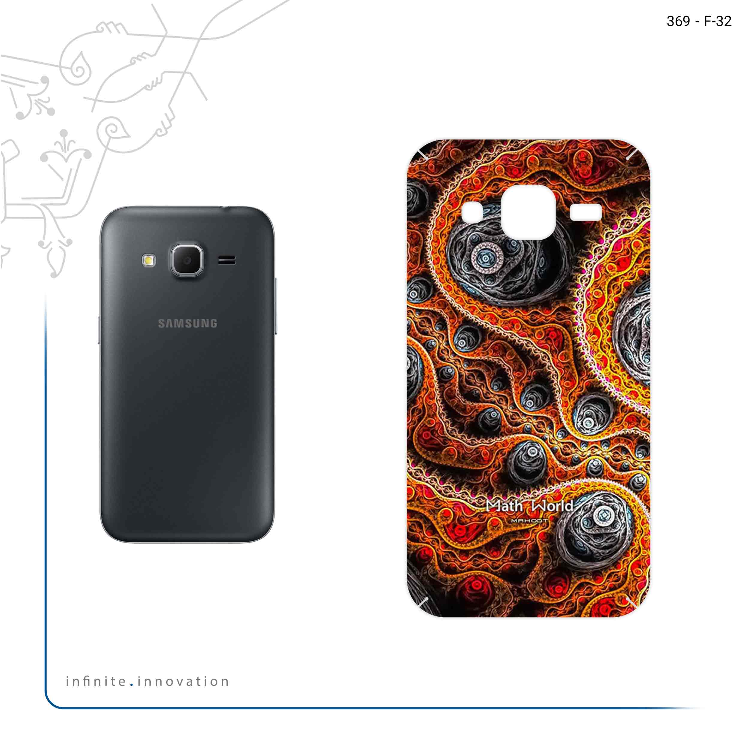 برچسب پوششی ماهوت مدل Mathematical Geometric Shape 7 مناسب برای گوشی موبایل سامسونگ Galaxy Core Prime