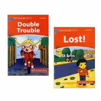 کتاب Dolphin Readers Level 2 Double Trouble_Lost اثر جمعی از نویسندگان انتشارات ابداع 2 جلدی