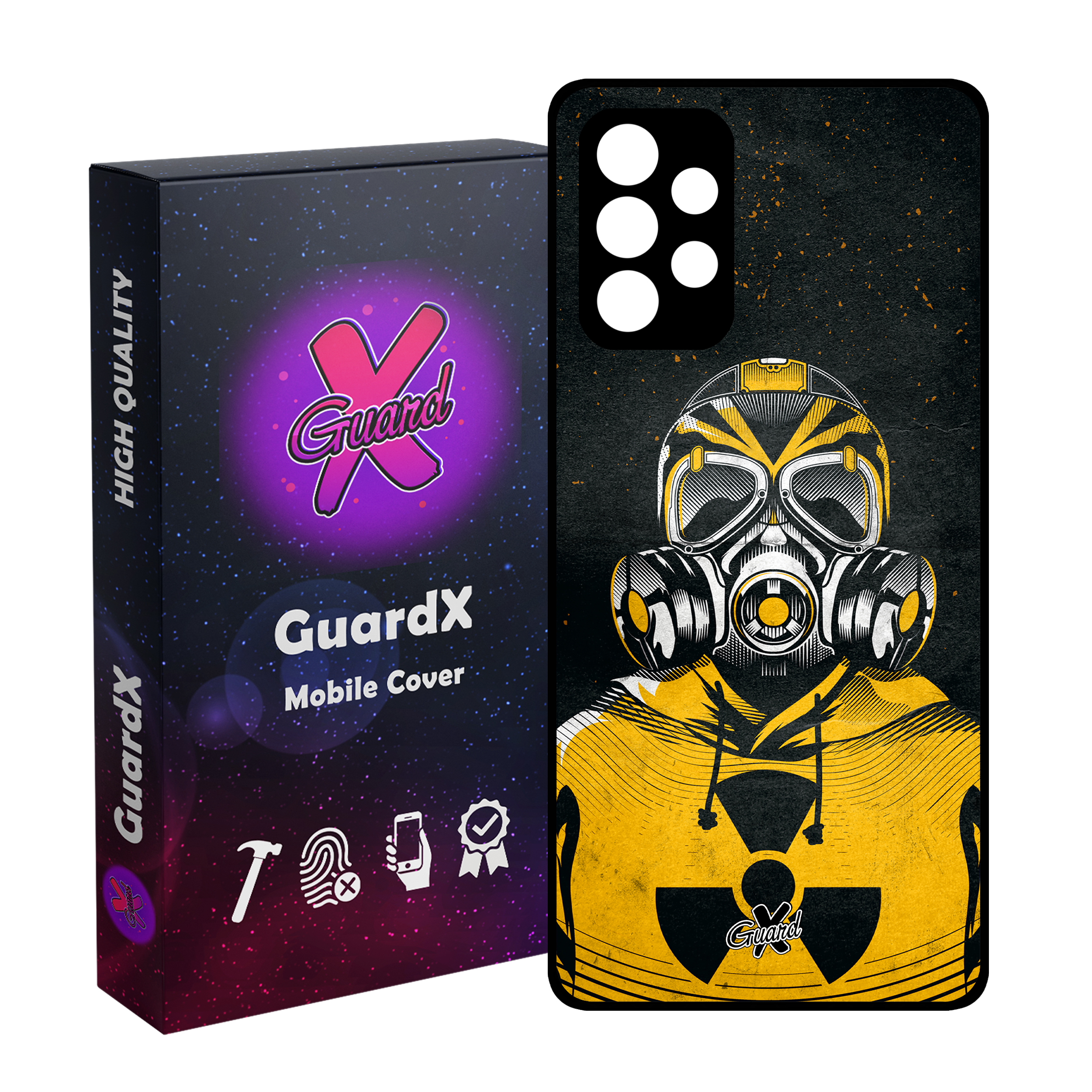 کاور گارد ایکس طرح Mask مدل Glass10164 مناسب برای گوشی موبایل سامسونگ Galaxy A32 4G