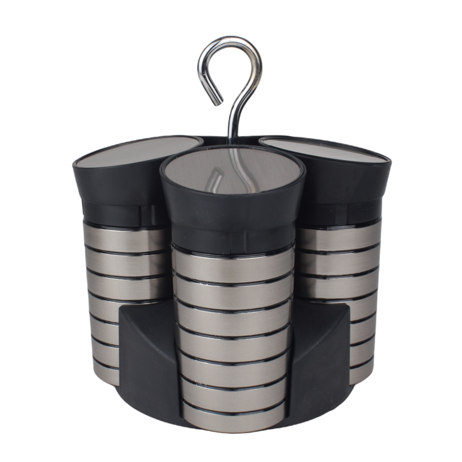 ست جای ادویه 5 پارچه طرح استیل کد 990001