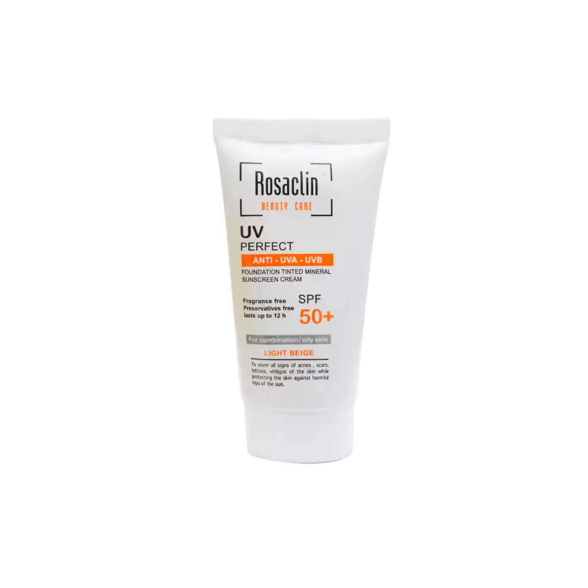 کرم ضدآفتاب پوست چرب رزاکلین (SPF50)