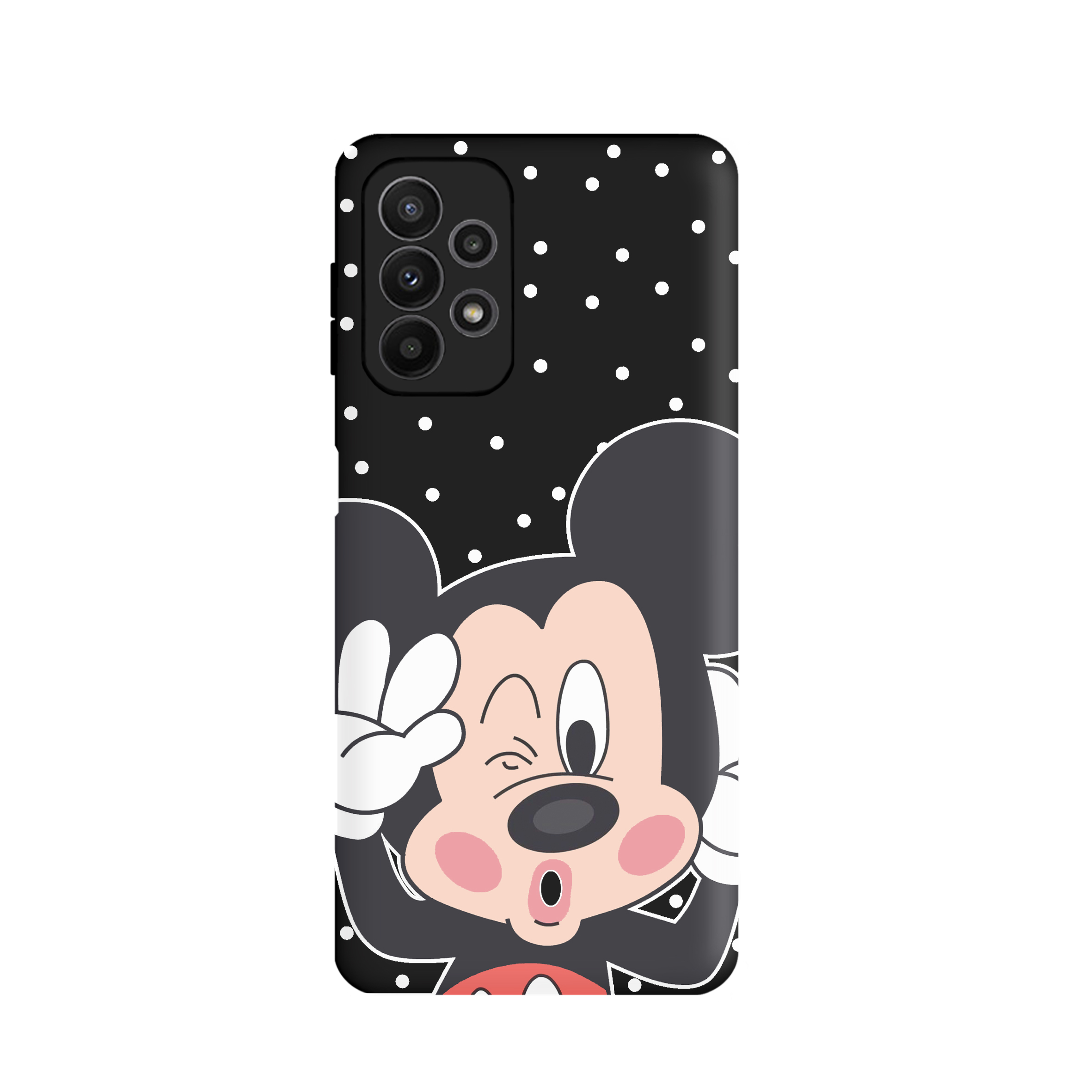 کاور طرح میکی موس کد u5991 مناسب برای گوشی موبایل سامسونگ Galaxy A73 