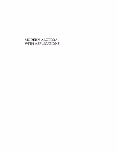 خرید و دانلود نسخه کامل کتاب Modern Algebra With Applications