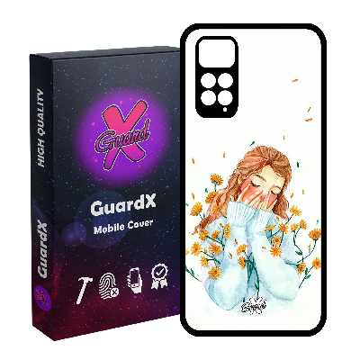 کاور گارد ایکس طرح Girl مدل Glass10315 مناسب برای گوشی موبایل شیائومی Redmi Note 11S/ Note 11 4G