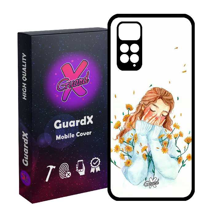 کاور گارد ایکس طرح Girl مدل Glass10315 مناسب برای گوشی موبایل شیائومی Redmi Note 11S/ Note 11 4G