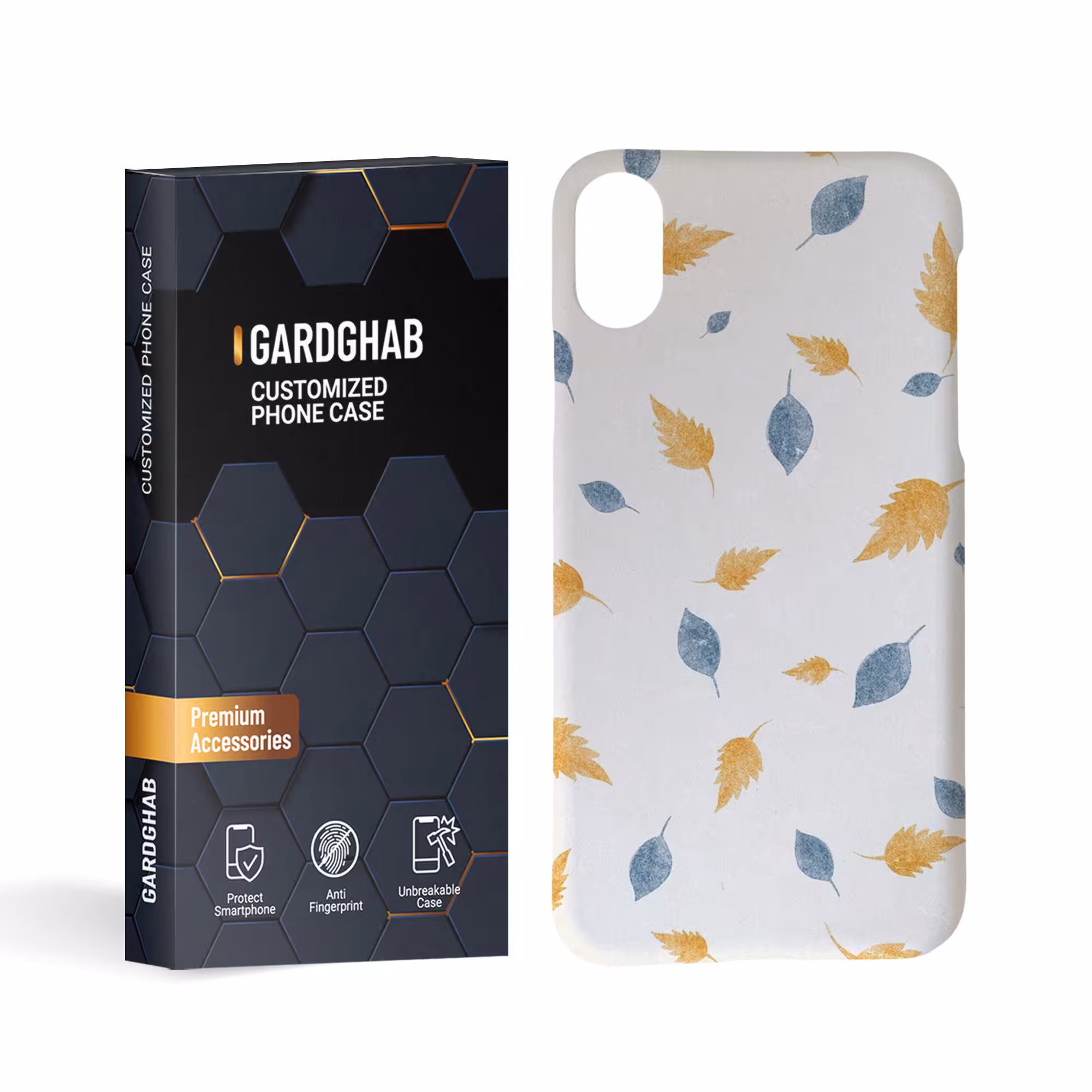 کاور گارد قاب مدل برگ مناسب برای گوشی موبایل اپل iphone x xs