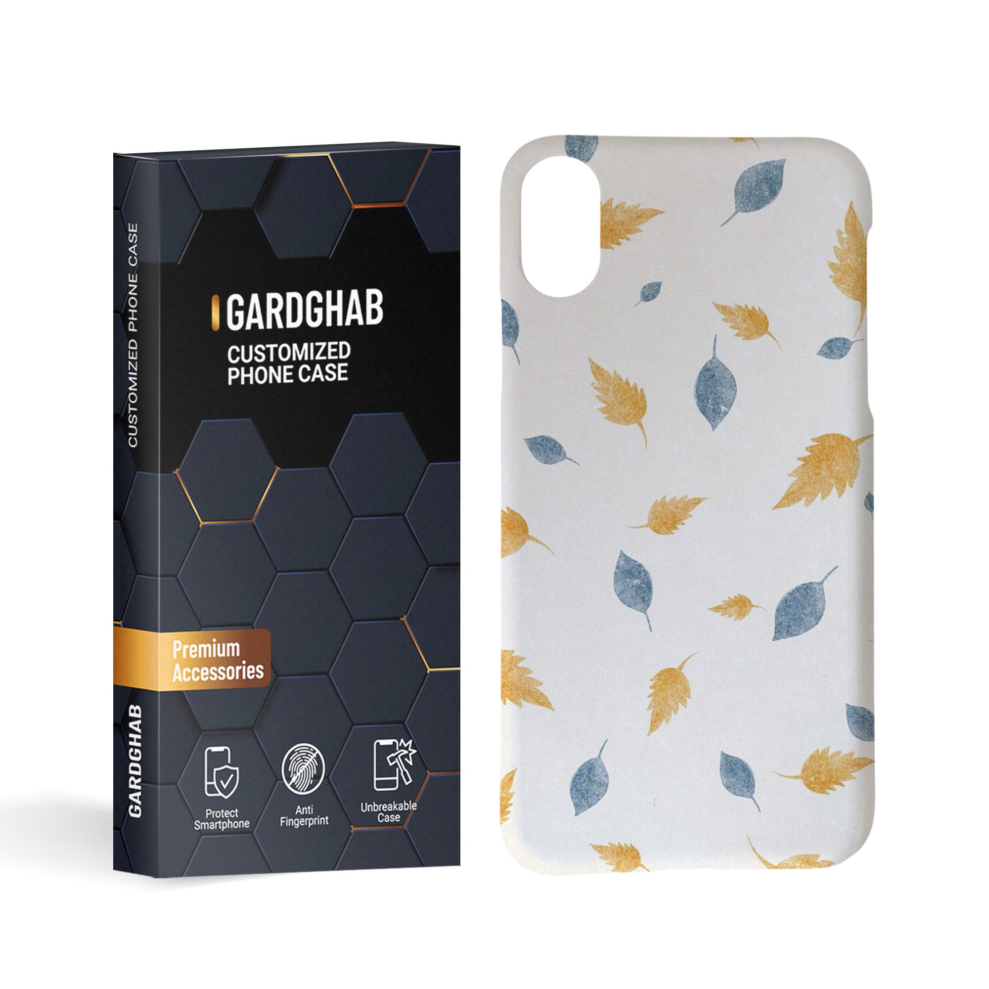        کاور گارد قاب مدل برگ مناسب برای گوشی موبایل اپل iphone x / xs