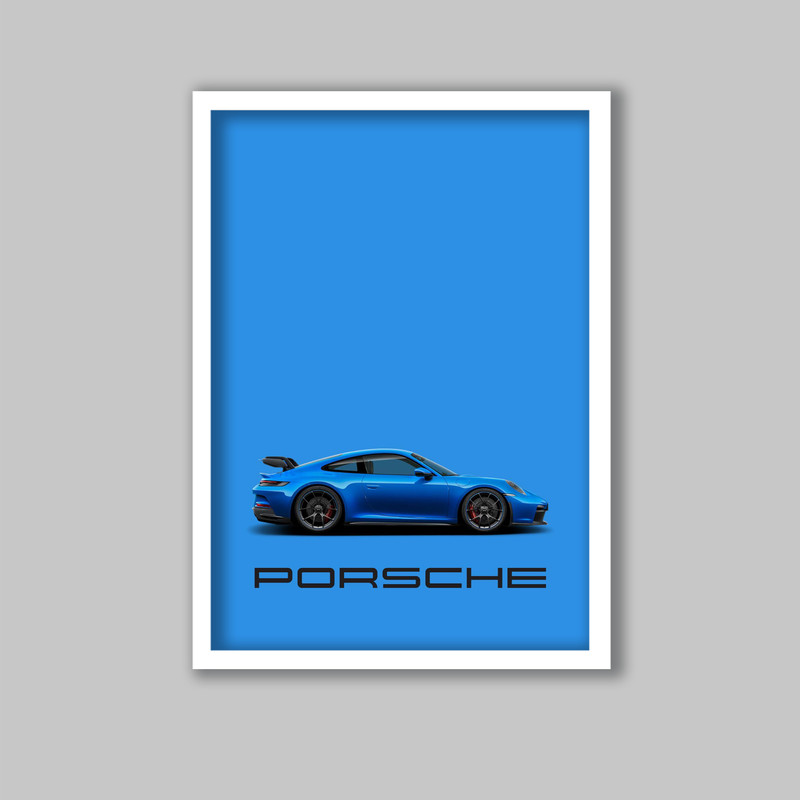 تابلو مدل ماشین پورشه Porche کد LA-G10709 | دنیای قاب
