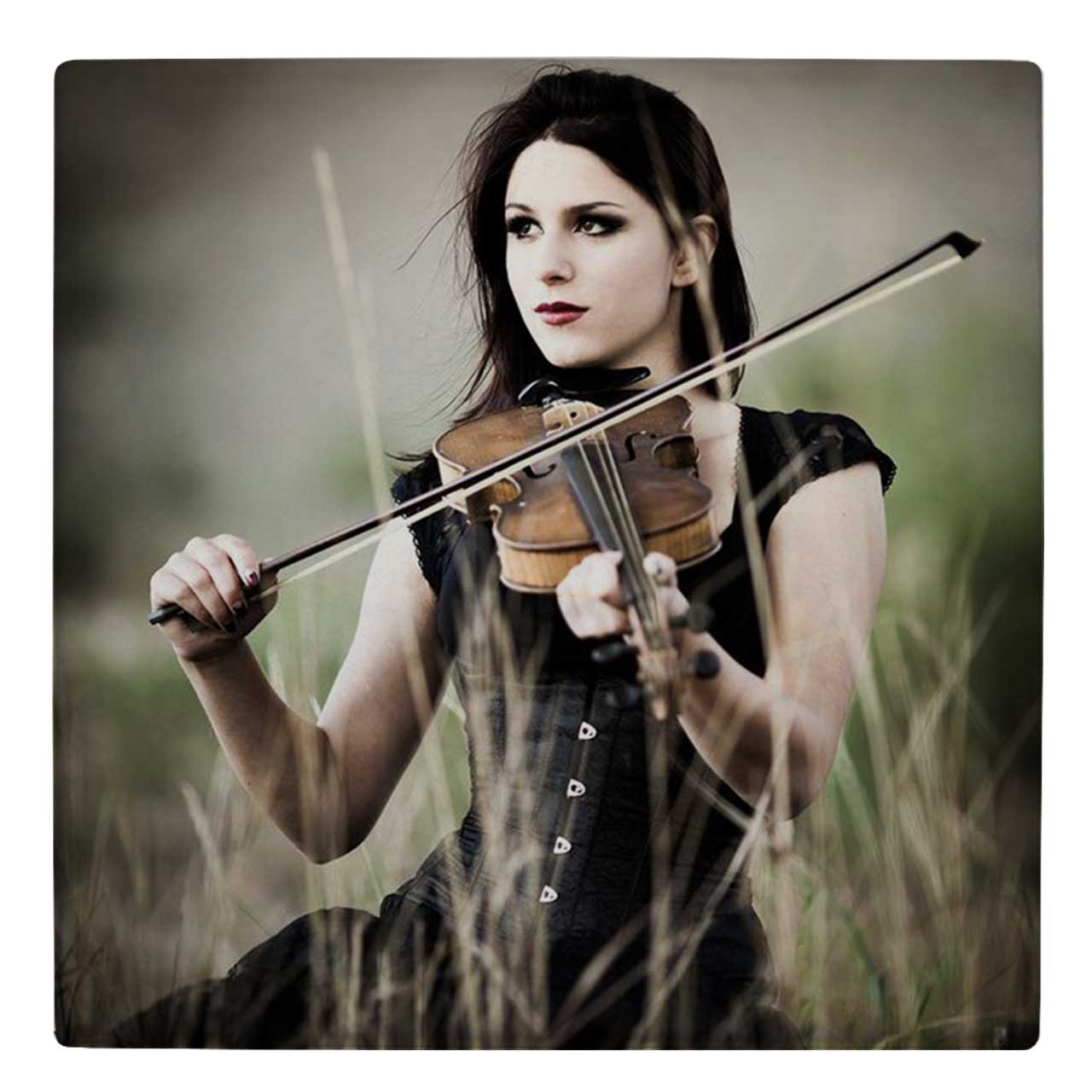  کاشی کارنیلا طرح بانو و ویولن کد wk4892