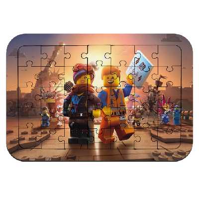 پازل 35 تکه طرح انیمیشن لگو مووی مدل NI1947