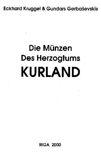 خرید و دانلود نسخه کامل کتاب Die Munzen Des Herzogtums KURLAND
