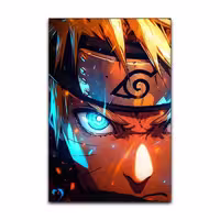 تابلو شاسی گوفی مدل انیمه ناروتو طرح Naruto کد ANGRY11 | دنیای قاب