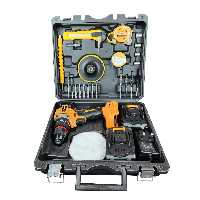 دریل پیچ گوشتی شارژی چکشی اینتیمکث کد 0923 مجموعه 28 عددی