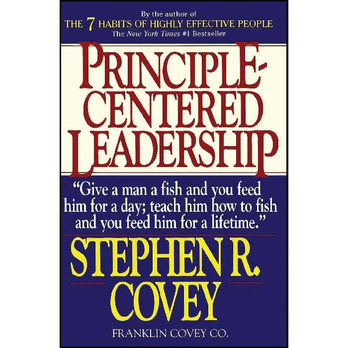کتاب زبان اصلی PrincipleCentered Leadership اثر Stephen R Covey