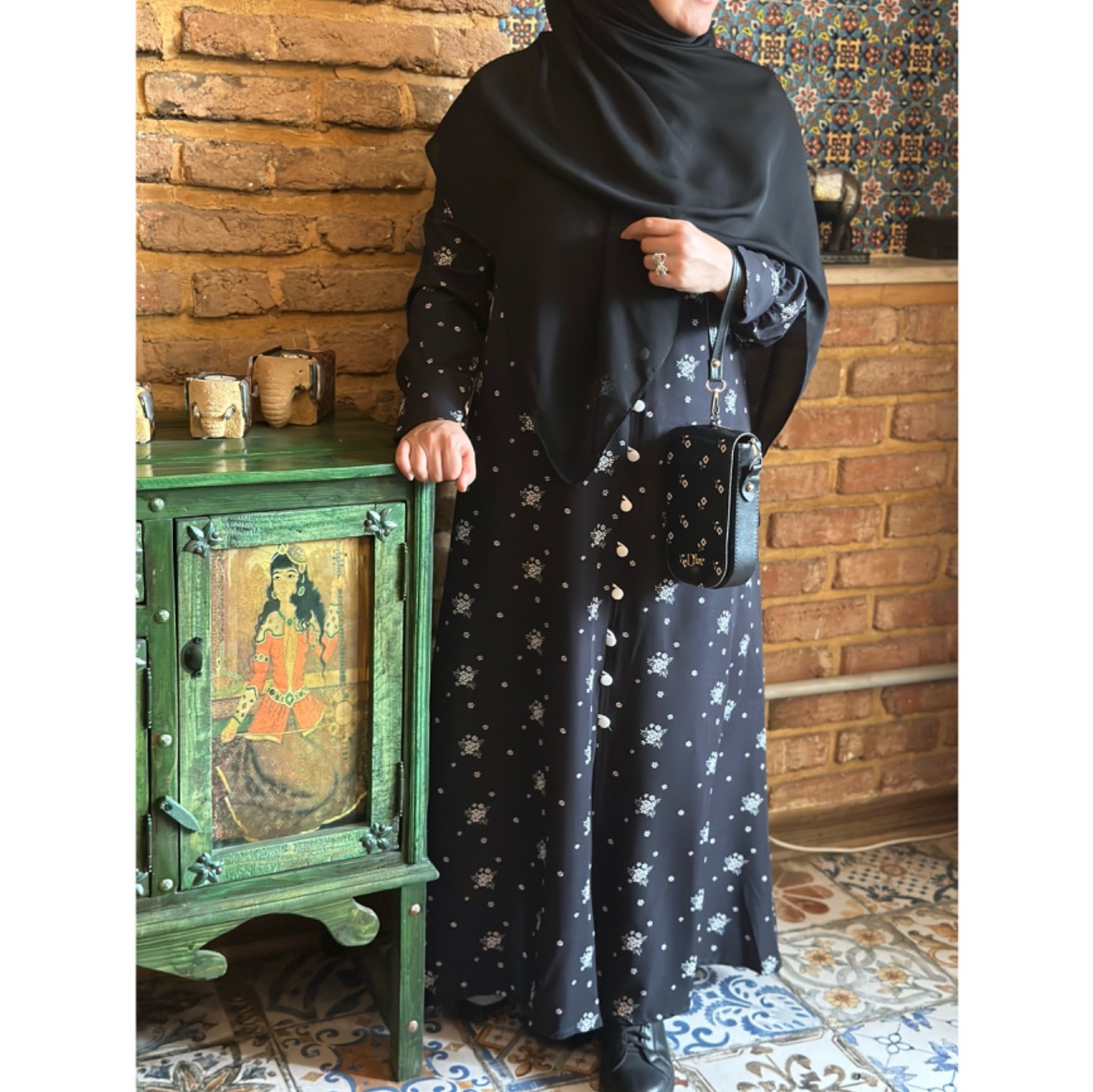 عبای گلدار