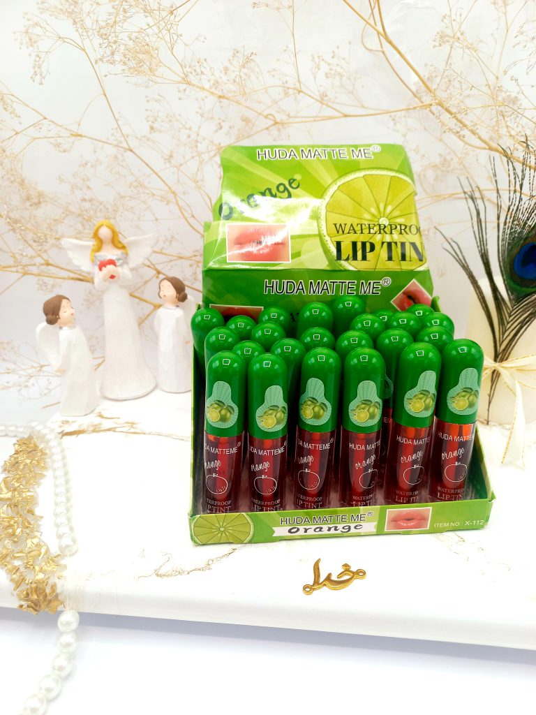 تینت لب درب لیمویی هدا مات می HUDA MATTE ME کد X112