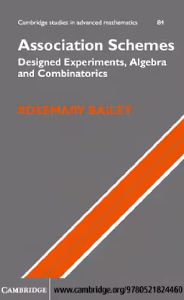 خرید و دانلود نسخه کامل کتاب Association Schemes: Designed Experiments, Algebra and Combinatorics