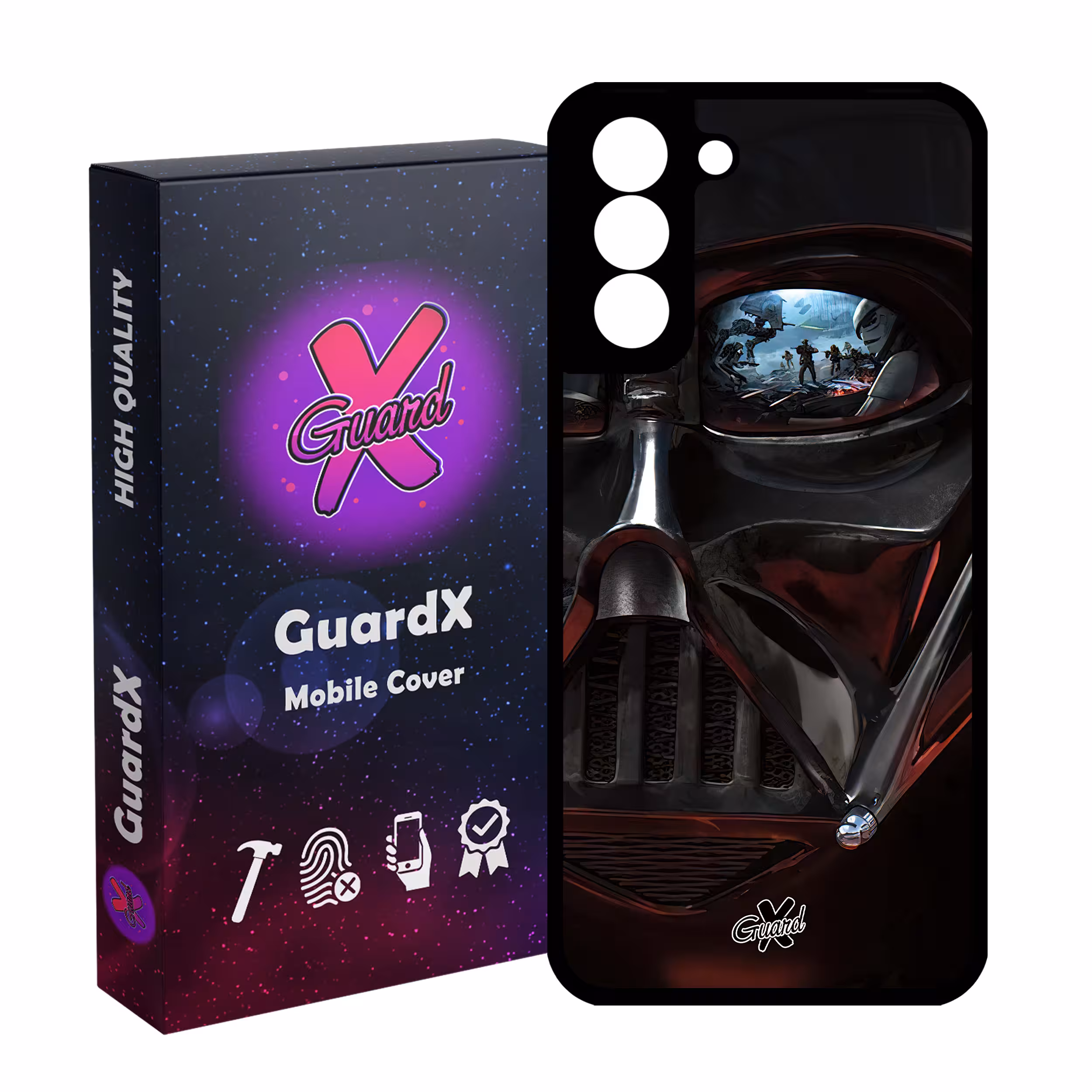 کاور گارد ایکس طرح جنگ ستارگان مدل Glass10480 مناسب برای گوشی موبایل سامسونگ Galaxy S21 FE