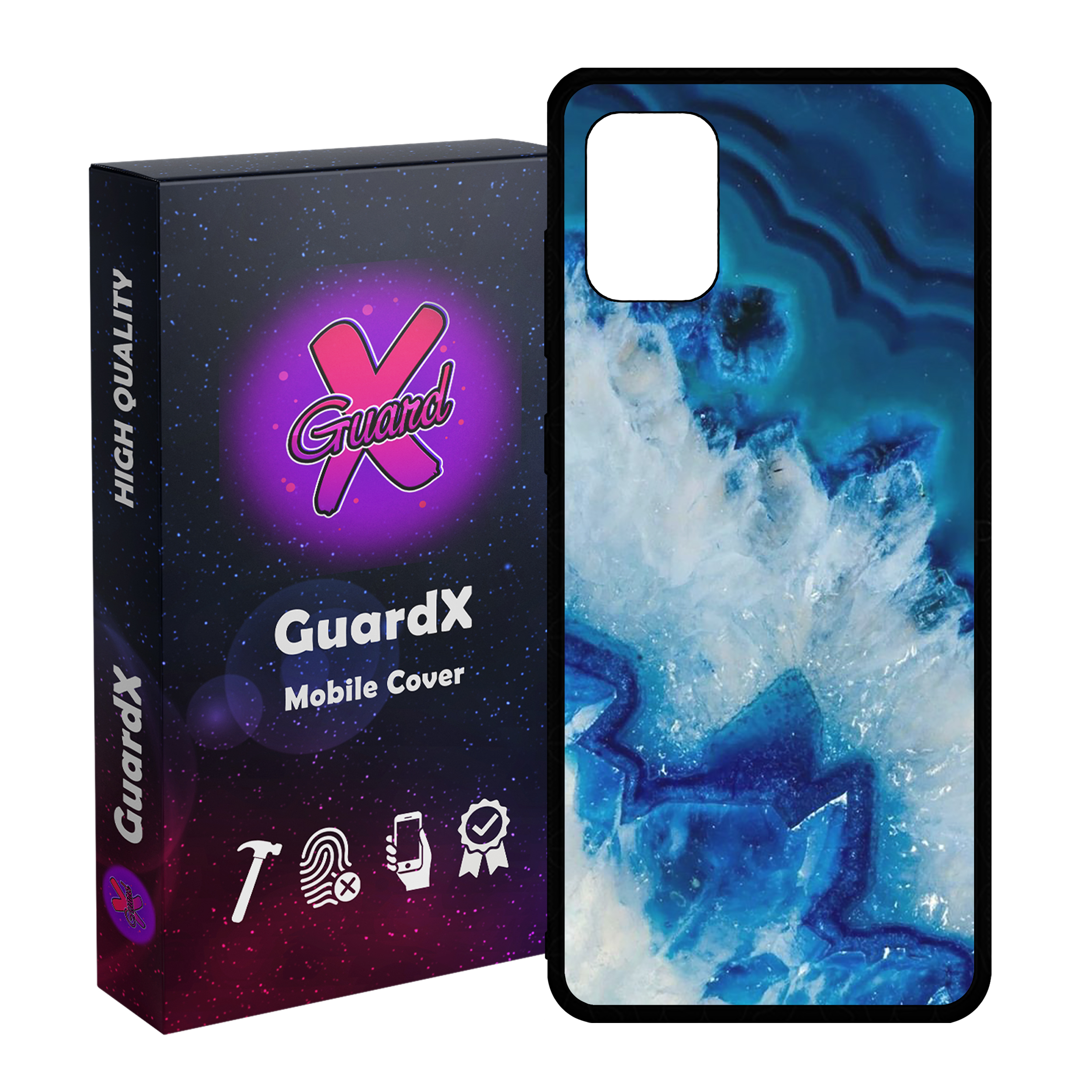 کاور گارد ایکس طرح Blue مدل Glass10407 مناسب برای گوشی موبایل سامسونگ Galaxy A31