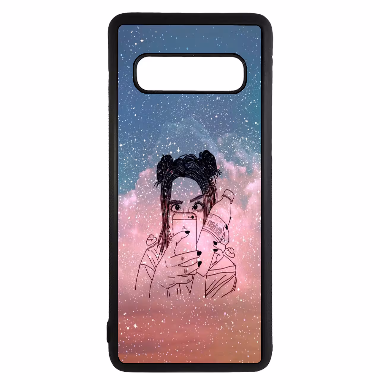 کاور طرح دختر کد 11050646 مناسب برای گوشی موبایل سامسونگ galaxy s10 plus