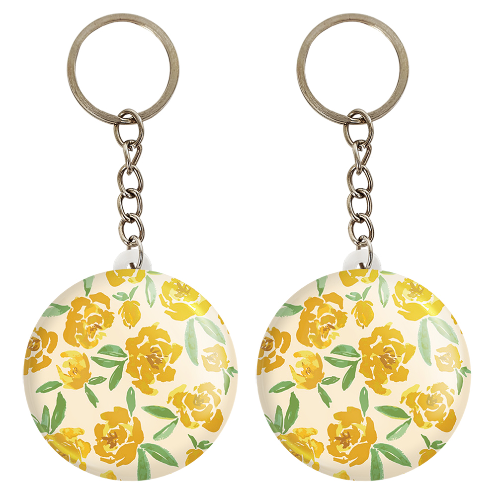 جاکلیدی خندالو مدل گل کد 54475447 مجموعه 2 عددی