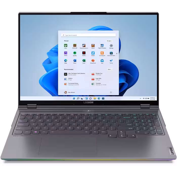 لپ تاپ 16 اینچ لنوو مدل Legion 7 16ITHg6 پردازنده Core i9 11980HK رم 32GB حافظه 2TB SSD گرافیک Wide Qual HD 16GB RTX 3080
