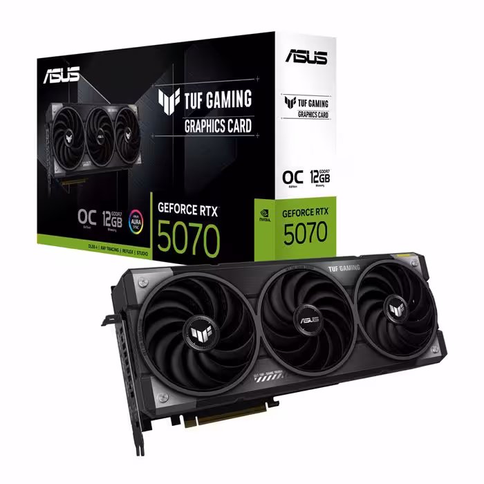کارت گرافیک مدل RTX-5070 OC 12GB TUF Gaming Asus ایسوس