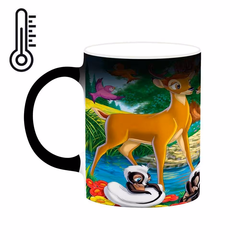 ماگ حرارتی کاکتی طرح کارتون Bambi مدل mgh22209