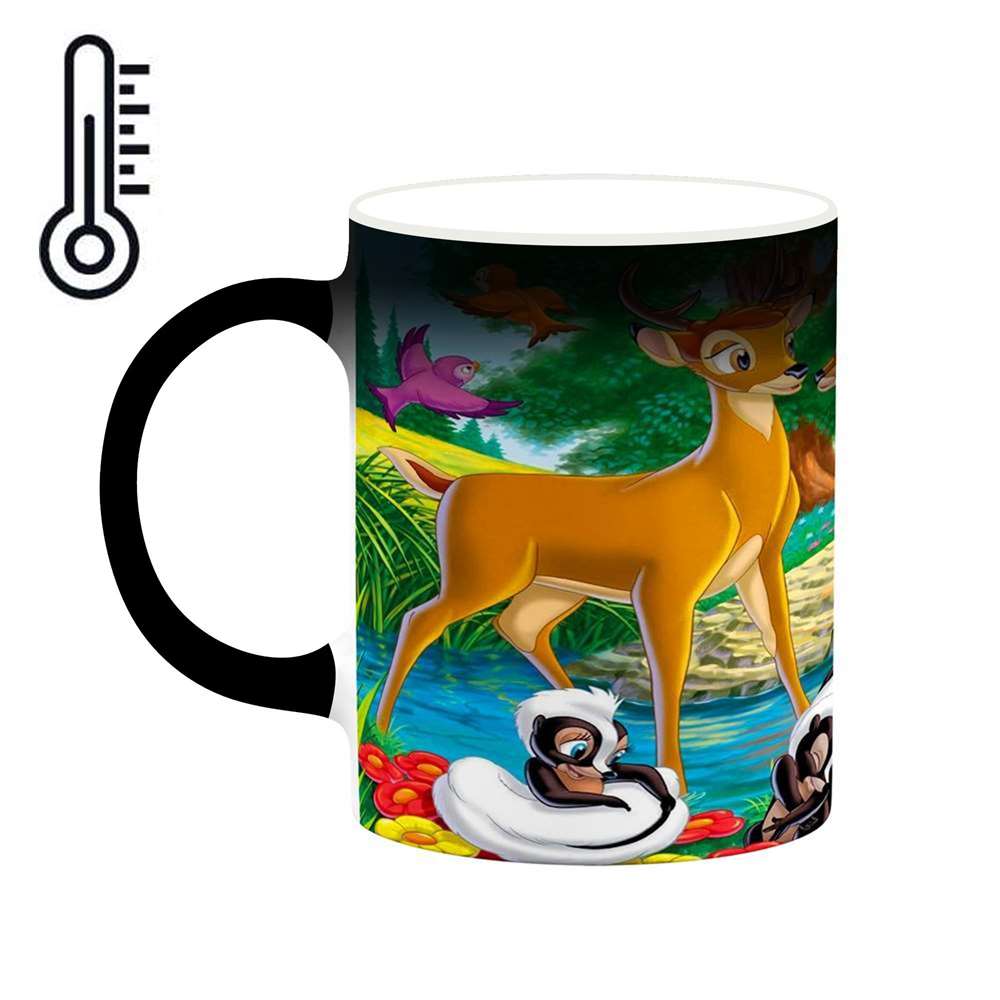 ماگ حرارتی کاکتی طرح کارتون Bambi مدل mgh22209