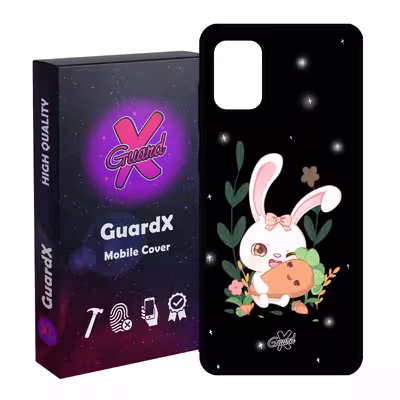 کاور گارد ایکس طرح خرگوش مدل Glass10309 مناسب برای گوشی موبایل سامسونگ Galaxy A31