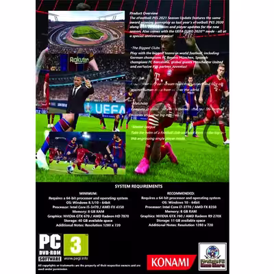 بازی PES 2021   Smoke Patch مخصوص PC