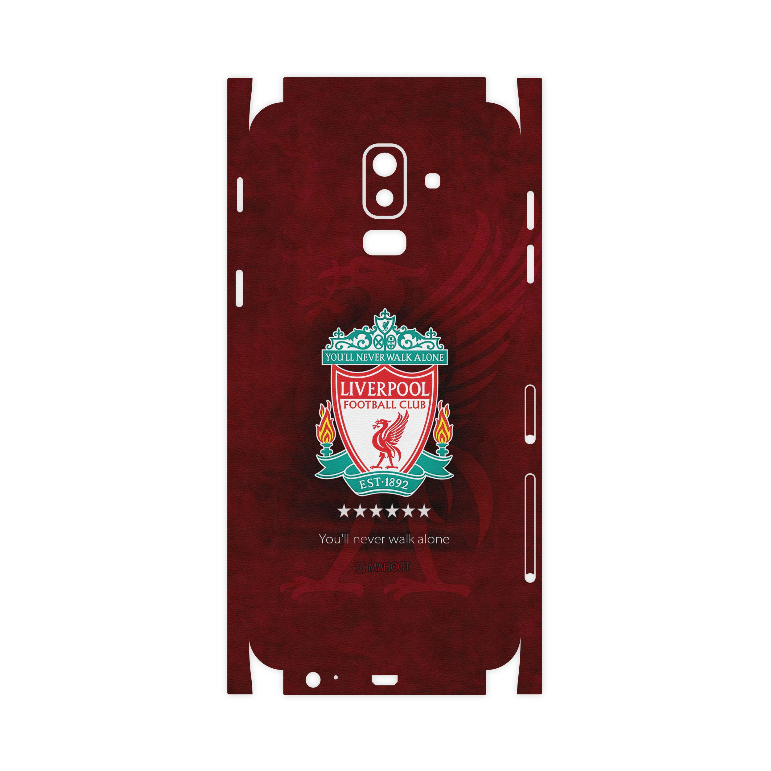 برچسب پوششی ماهوت مدل Liverpool-FC-FullSkin مناسب برای گوشی موبایل سامسونگ Galaxy J8