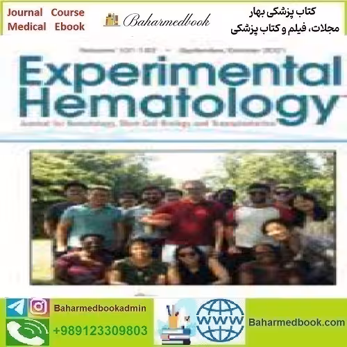 Experimental Hematology Volume 101 102 2021 TRUE PDF price