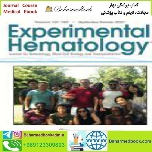 Experimental Hematology Volume 101 102 2021 TRUE PDF price