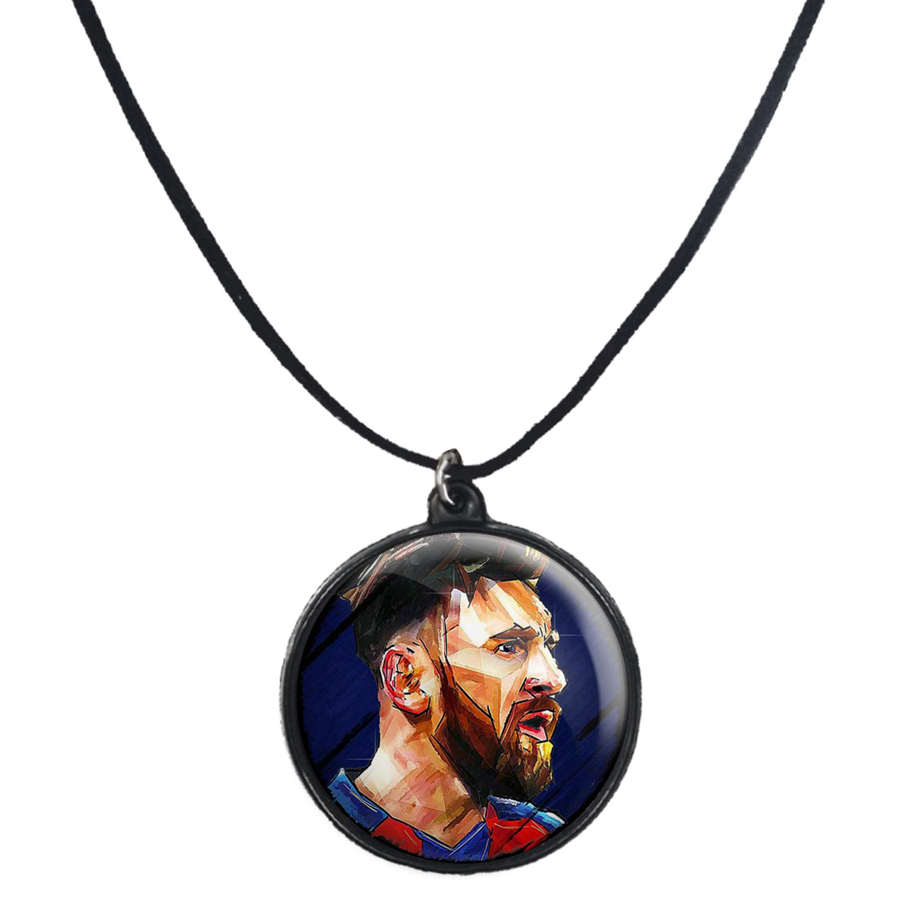 گردنبند پرمانه طرح مسی کد pmb.8646 مدل دو طرفه