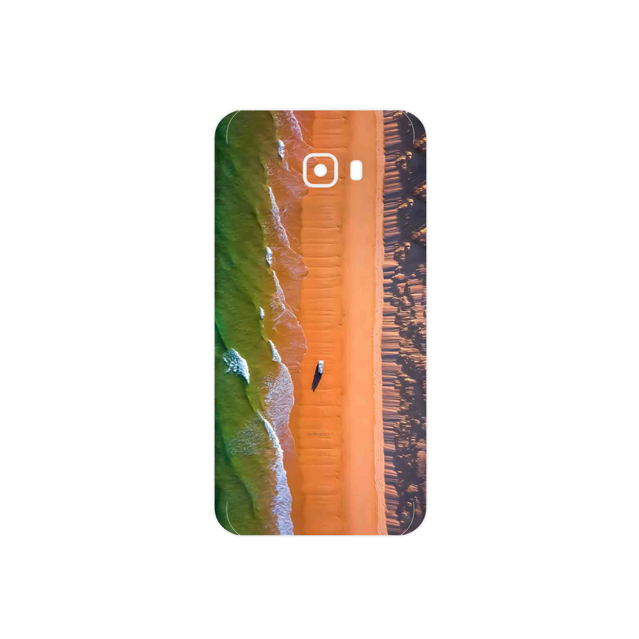 برچسب پوششی ماهوت مدل Beach and Green Sea مناسب برای گوشی موبایل سامسونگ Galaxy C7 Pro