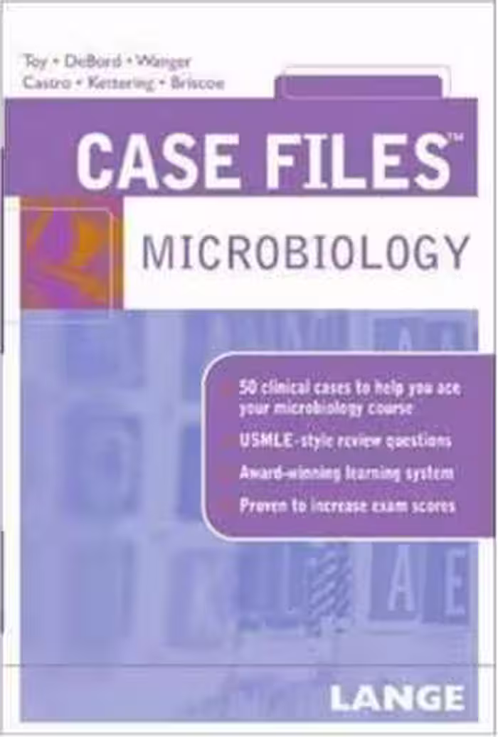 [CHM] دانلود کتاب Case Files Microbiology, 2005