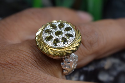 انگشتر نقره طرح اسپرت