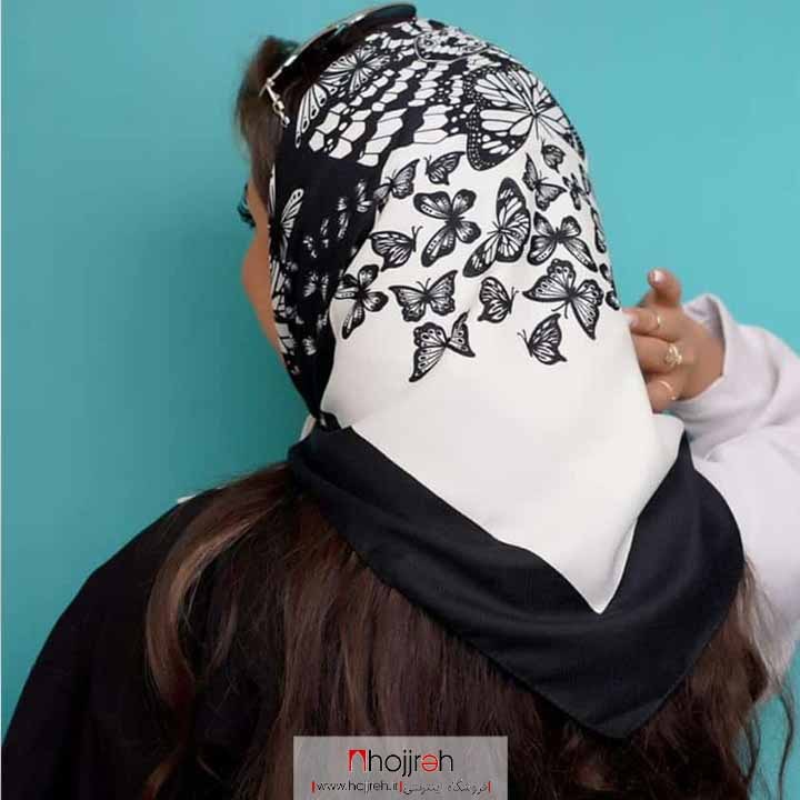 اطلاعات ، قیمت و خرید روسری نخی مینی اسکارف قواره 70 کد RO155