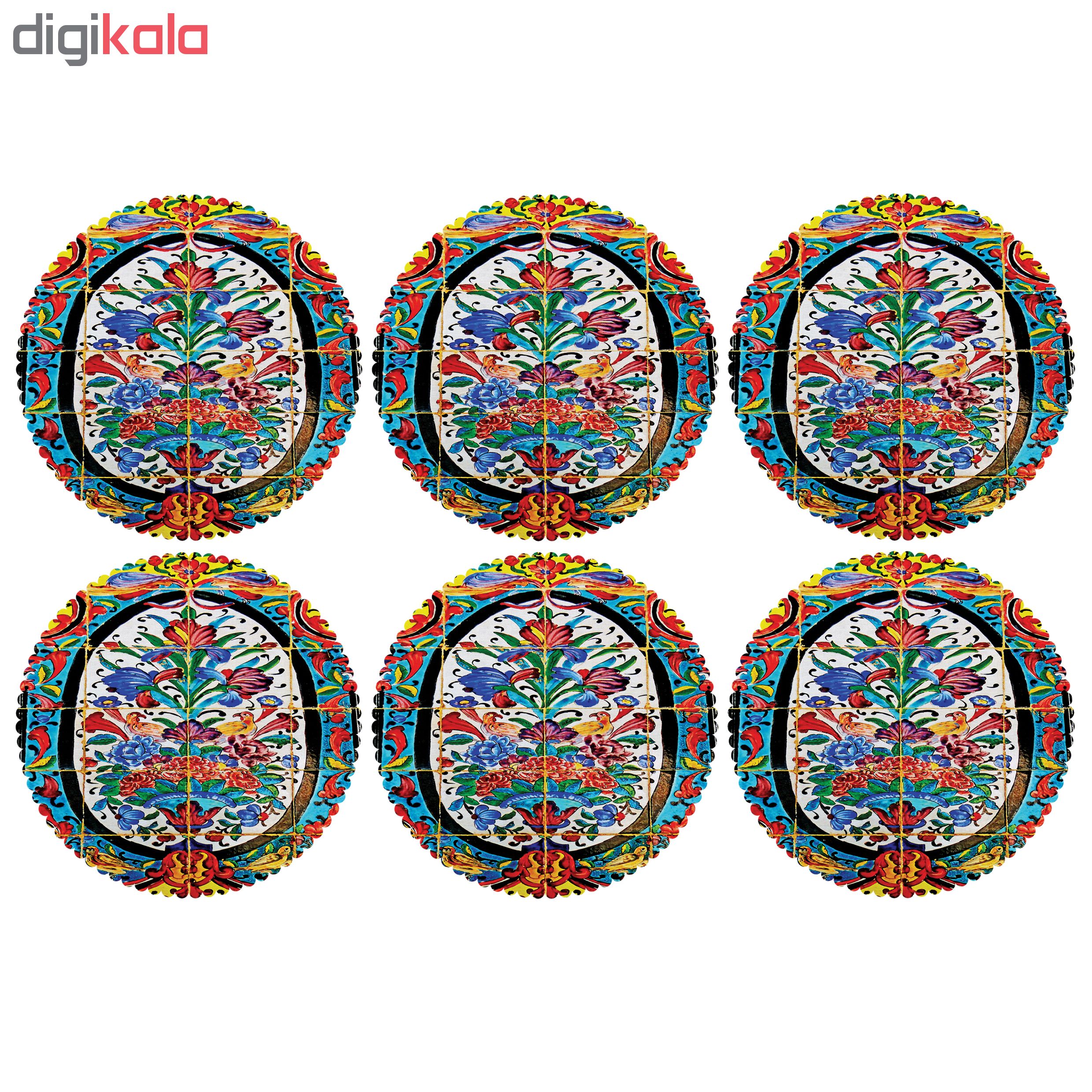 زیر لیوانی مدل C2-42402 بسته 6 عددی