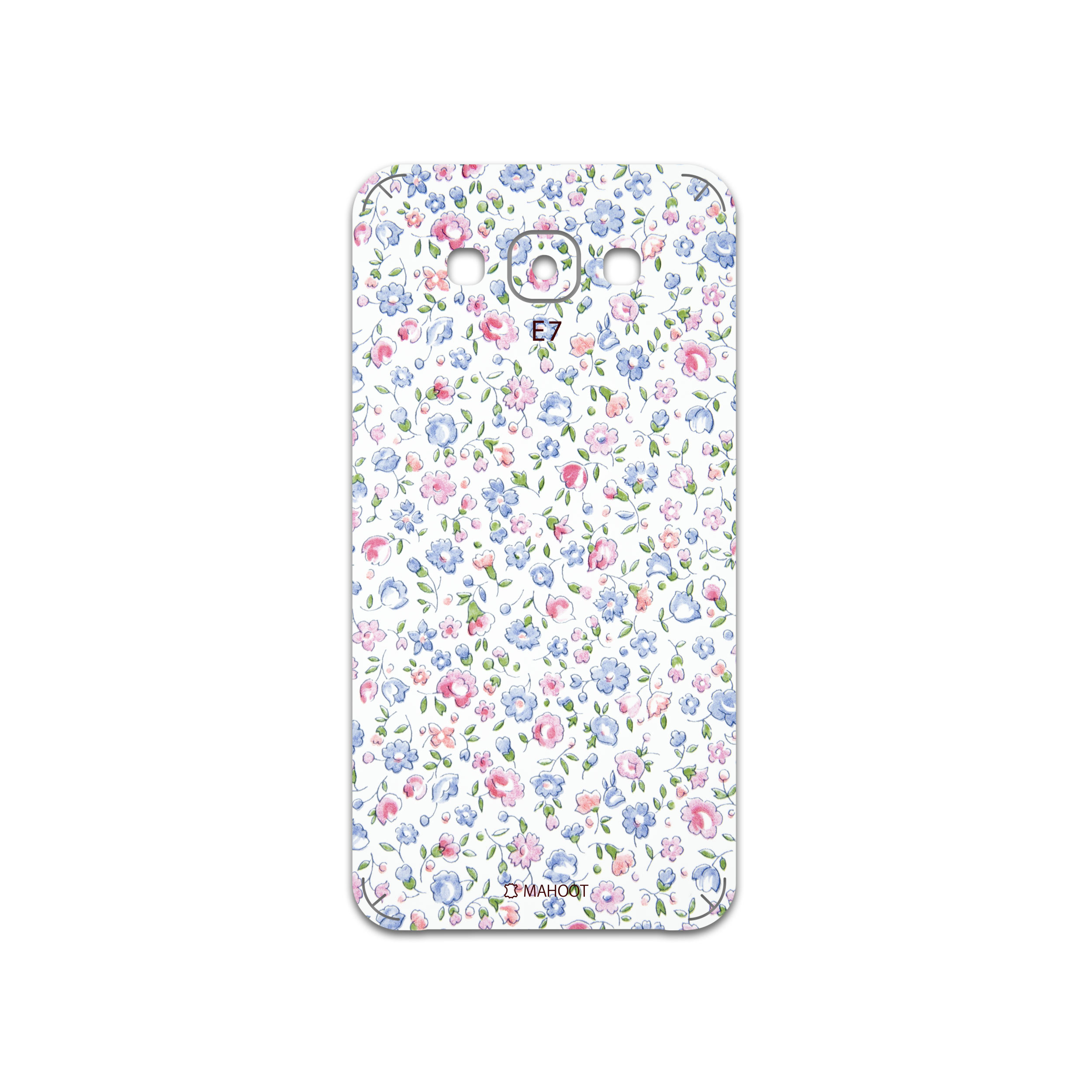 برچسب پوششی ماهوت مدل Painted-Flowers مناسب برای گوشی موبایل سامسونگ Galaxy E7