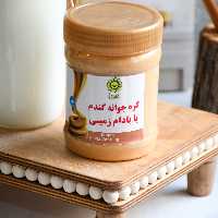 کره پرو پروتئین بادام زمینی و جوانه گندم تازه پروتئین 